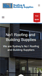Mobile Screenshot of no1roofing.com.au
